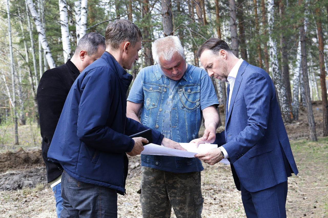 В Подгорном началось строительство «Толгут-парка» около храма / Новости /  Совет муниципальных образований Красноярского края